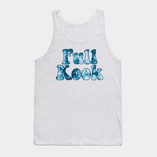 Tie Dye Blue Full Kook Tank Top